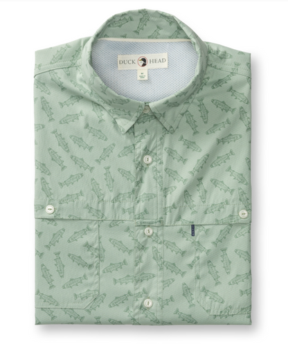 Performance Dobby Guide Shirt in Sage