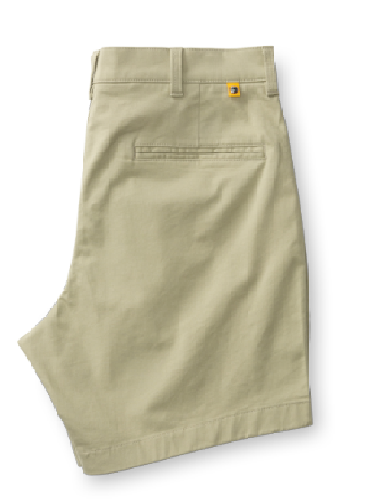 7" Gold School Chino Short in Chambray Blue