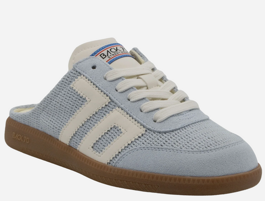 Easter in Light Sky Backless Sneakers