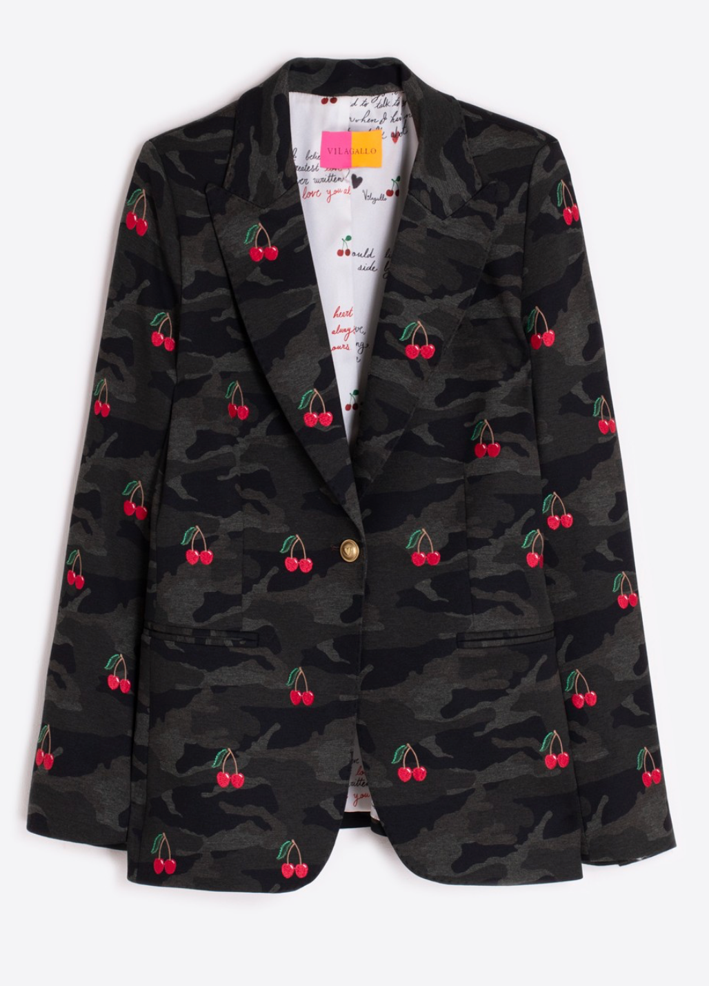 Jacket Heather Emb Punto Camuflaje