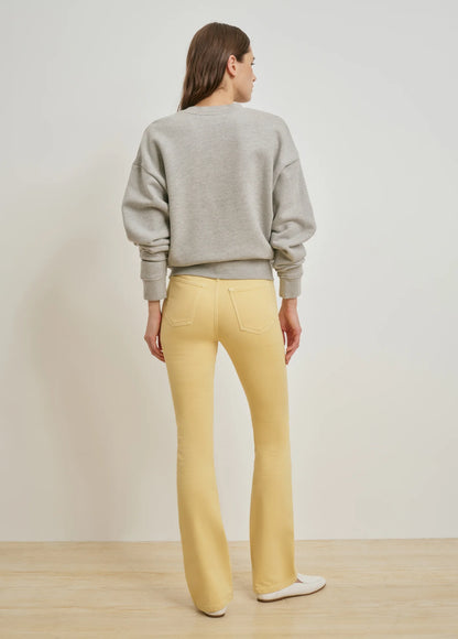 The Collegiate Sweatshirt in Heather Grey and Golden