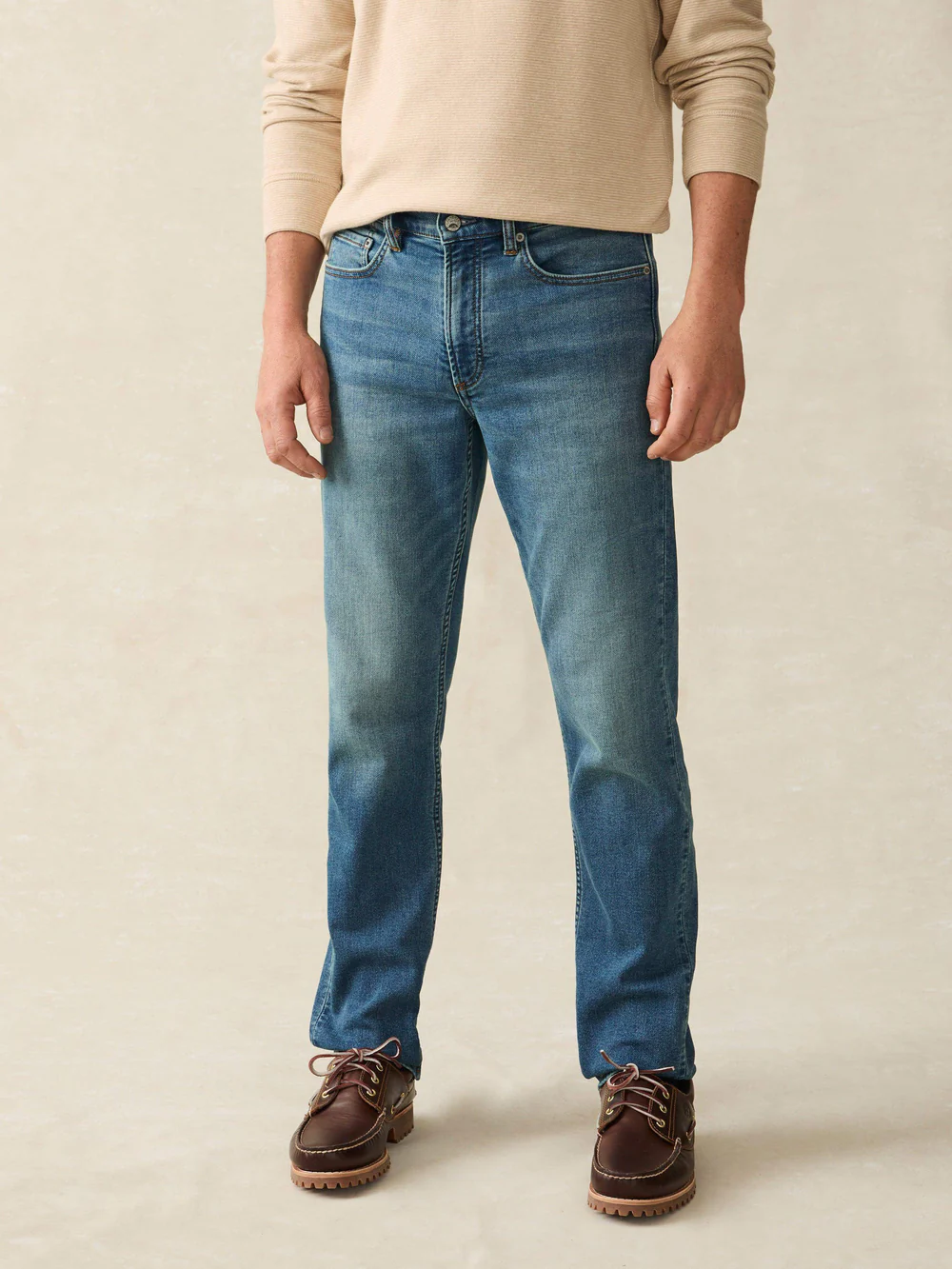 Stretch Terry 5-Pocket Jean