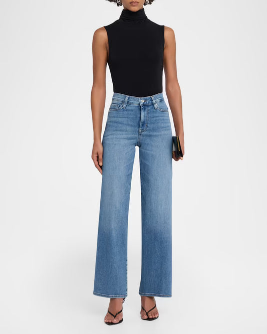 Le Slim Palazzo High Rise Jean in Clue