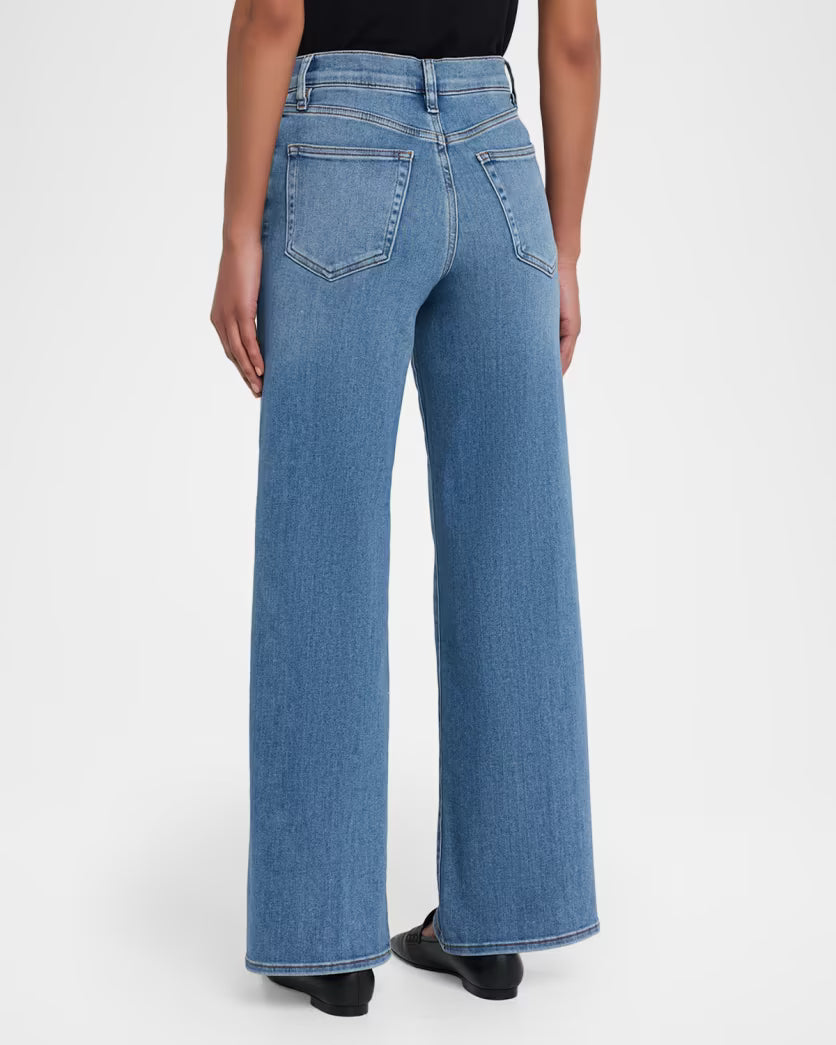 Le Slim Palazzo High Rise Jean in Clue