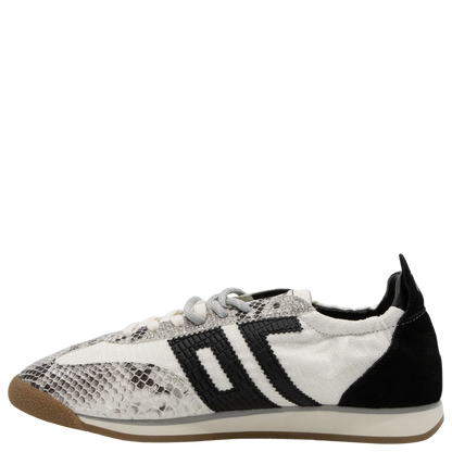Rocket in White Stone Sneakers